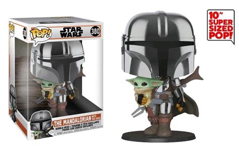 Figurine Funko Jumbo Pop Star Wars The Mandolorian Mandalorian