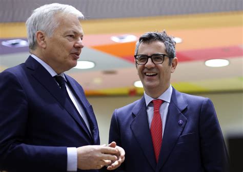 Reynders Recibe El Lunes A Bolaños Y González Pons Para Avanzar En El Desbloqueo Del Cgpj