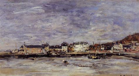 Eug Ne Boudin Port De Trouville Painting Eugene Boudin