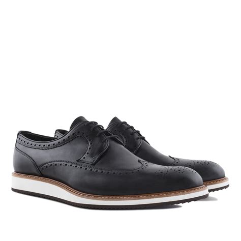 Chaussures Style Oxford En Couleur Noir Hommes Chaussures Habillées Hommes Grandes