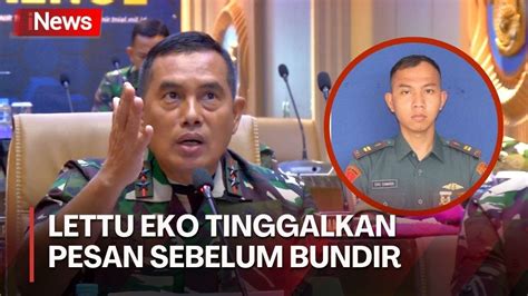 Full Tni Klarifikasi Tudingan Kematian Janggal Lettu Eko Bundir