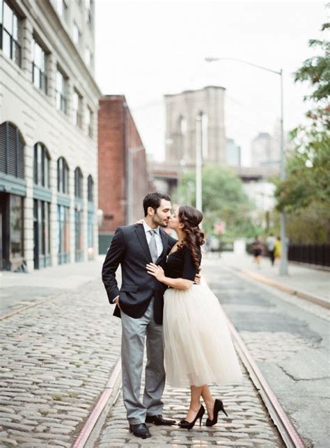 Tulle Skirt Engagement Pictures Urban Engagement Photos Engagement