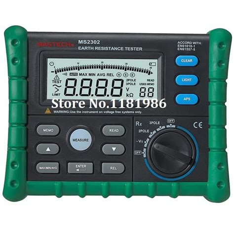 Mastech Ms Earth Ground Resistance Tester Digital Megger Insulation