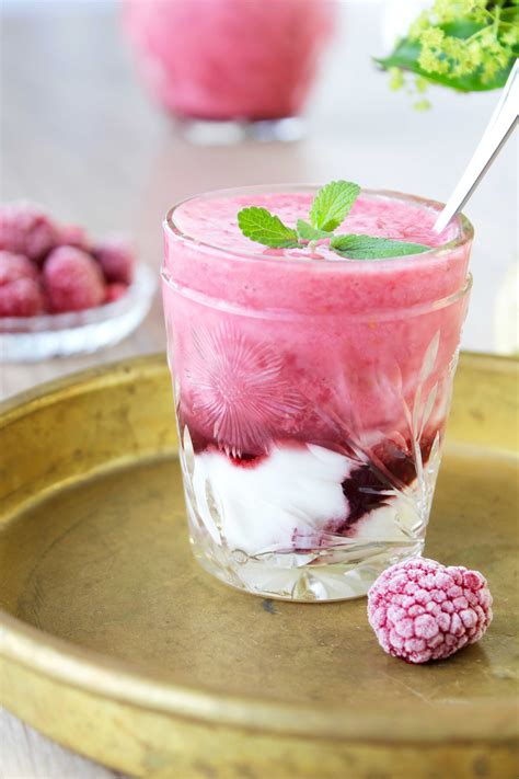 Raspberry Smoothie Dessert Dessert Smoothie Raspberry Smoothie Desserts