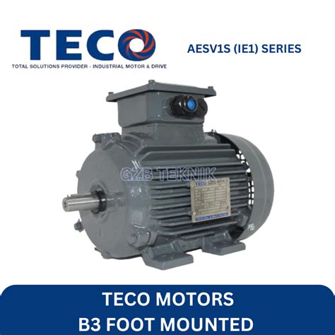 Jual Dinamo Electric Motor Teco Kw Hp V V Phase B Foot