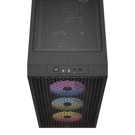 Buy Corsair 3000D RGB Airflow TG Mid Tower Case Black CC 9011255 WW