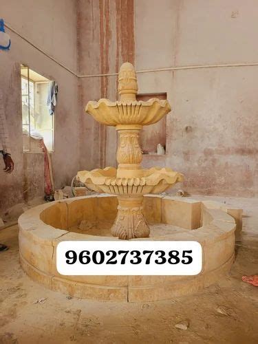 Brown Sandstone Garden Fountain At Rs 45000 In Nagaur ID 2849361002430