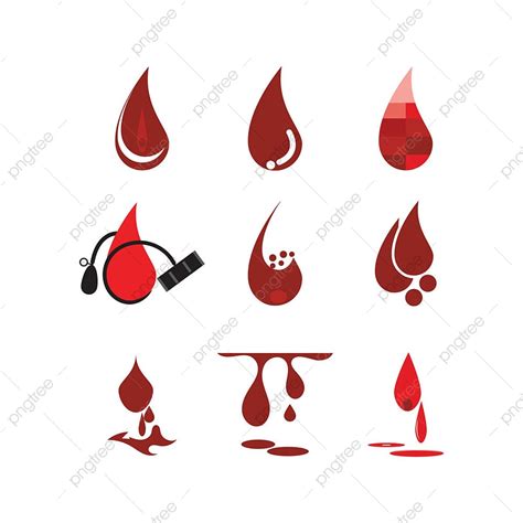 Ilustração Vetorial De Doador De Gota De Sangue PNG Saudável