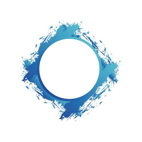 Modern Circle Frame Blue And Splash 1761832 Vector Art At Vecteezy