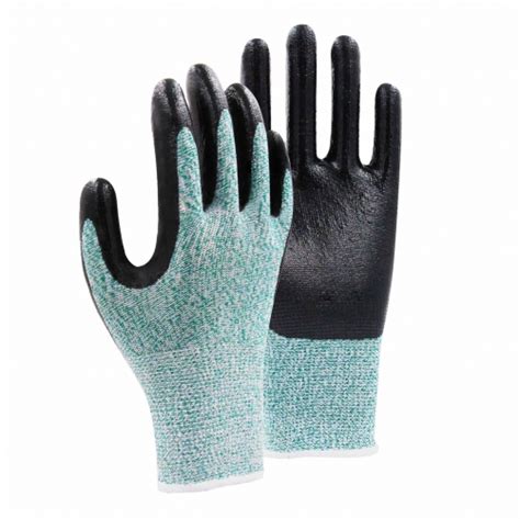 G Cut Resistance Shell Nitrile Smooth Palm Coated Gloves Level C A