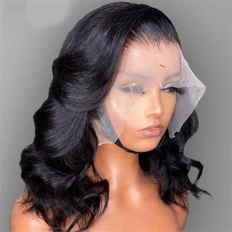 Perruque Lace Frontal Wig Remy Br Silienne X Body Wave Perruque