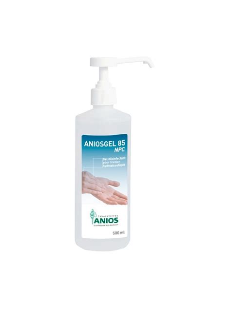 Gel désinfectant 500 ml Pompe Hydro alcoolique ANIOSGEL 85