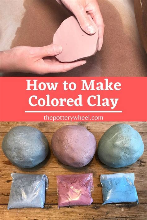 How To Make Colored Clay Easy Clay Sculptures Beginner Pottery