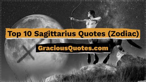 Top 10 Sagittarius Quotes Zodiac Gracious Quotes Youtube