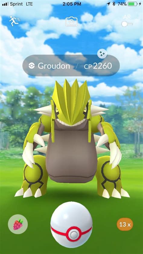 Shiny groudon live : r/TheSilphRoad