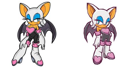 Sonic 7 Best Rouge The Bat Character Designs