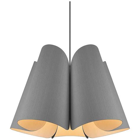 Julieta Pendant Wep Light Collection Black Finish Grey Oak Shade 501f3 Lamps Plus