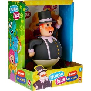 Boneco De Vinil Bita Mundo Bita Lider Brinquedos Papelaria Arco Iris