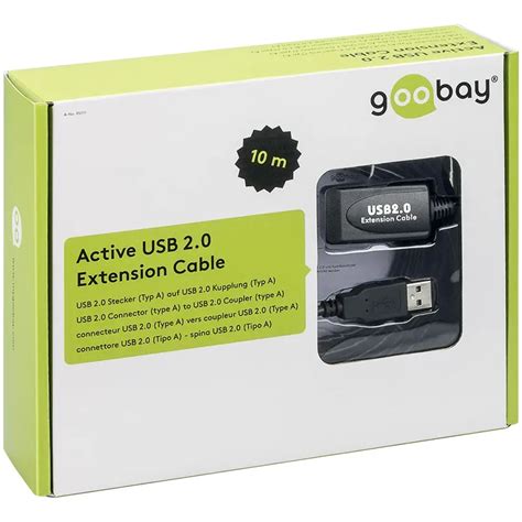 Aktywny przedłużacz USB 2 0 Hi Speed Goobay 10m