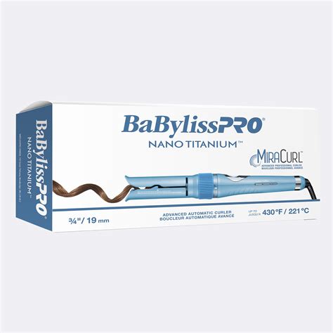 BaBylissPRO Nano Titanium MiraCurl 3 4 Advanced Automatic Curler