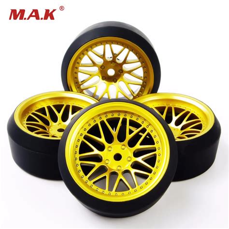 1 10 On Road RC Car Model Toys Accessory 4pcs Set Drift Tires Wheel