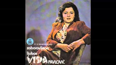 Vida Pavlovic Zaboravljena Ljubav Audio 1975 HD YouTube