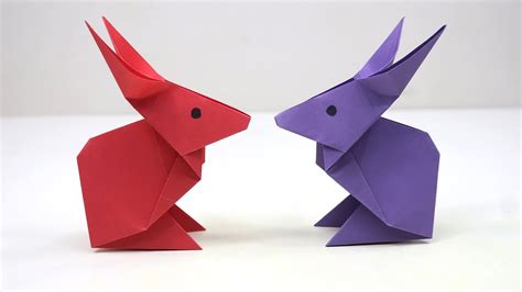 How To Make An Origami Rabbit Step By Step Paper Rabbit Youtube