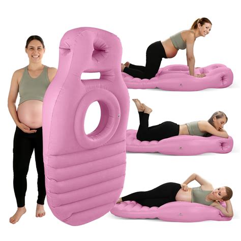 Toggloo Inflatable Pregnancy Pillow, Full Body Maternity Airbed/Float