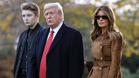 The Rumored Reason Melania Trump Keeps Barron Out Of The Public Eye