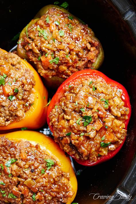 Seriously Good Stuffed Bell Peppers Craving Tasty