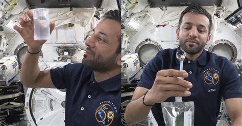 Hydration Check UAE Astronaut Sultan Al Neyadi Shows How Water Is