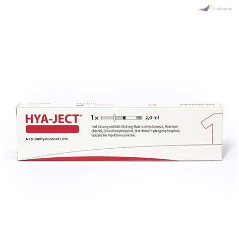 Vitalshop By Aviva Hya Ject Hyaluron Fertigspritze Mg Ml St Ck