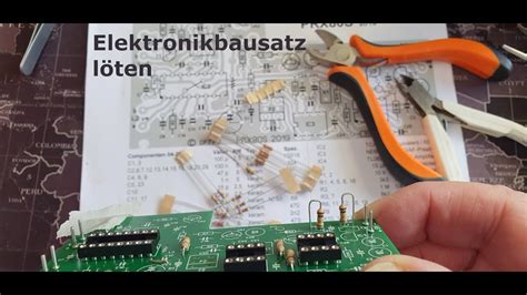 Elektronik Bausatz löten Teil 1 YouTube