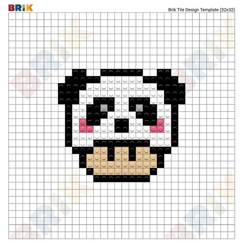 Easy Cute Pixel Art With Grid