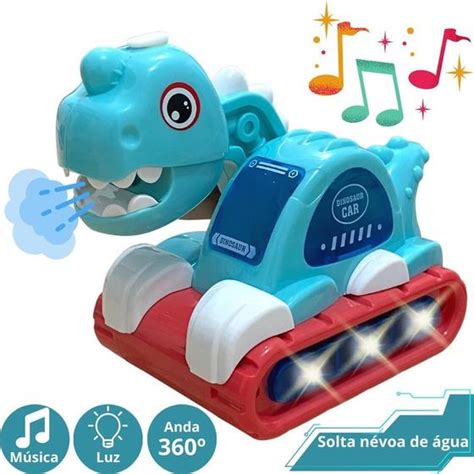 Brinquedo Dinossauro Robô Dinâmico Interativo Anda e Música Jmd