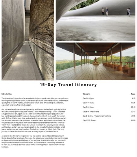 Japan Architectural Destinations 15 Day Travel Itinerary Dami Lees