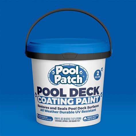 Swimming Pool Deck Paint Coating | 2 Gallon Pool Deck Coating