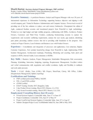 Shuchi Kumar Resume PDF