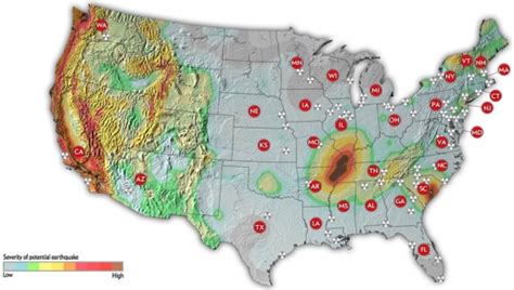 Interactive Shows Earthquake Risks To Americas Nuclear Power Plants Climate Central