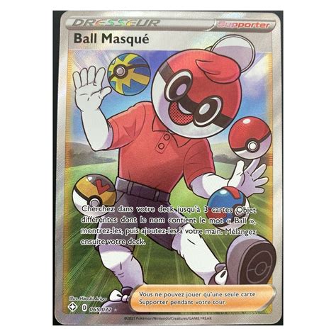 Ball Masqué Full Art Ultra Rare 65 72 Epee et Bouclier Destinées