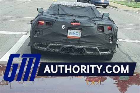 C8 Corvette Z06 Spied With New Center Mounted Quad Tip Exhaust