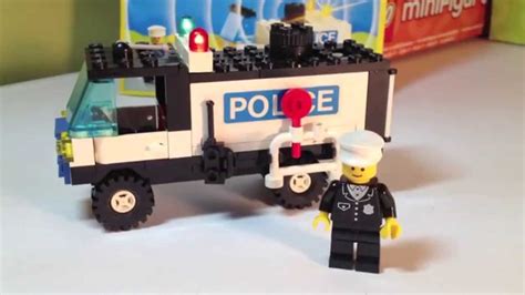 LEGO REVIEW 1 SET 6450 Mobile Police Truck From 1986 YouTube