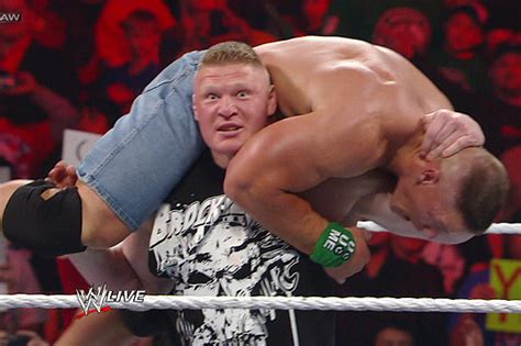 Brock Lesnar F5 John Cena