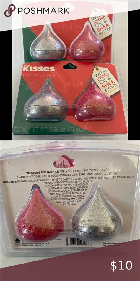 Sold Hershey Kisses Flavored Lip Balm Two Pack