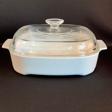 Vintage 10 MW A 10 White Corning Ware Browning Casserole Etsy