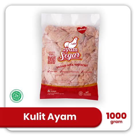 Jual Kulit Ayam Sreeya 1kg Chicken Skin Mentah Halal Shopee Indonesia