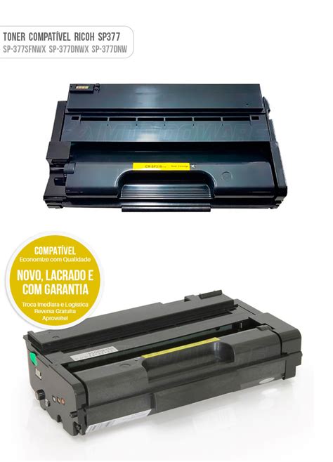 Toner Compat Vel Para Ricoh Sp Sfnwx Sp Dnwx Mundoware