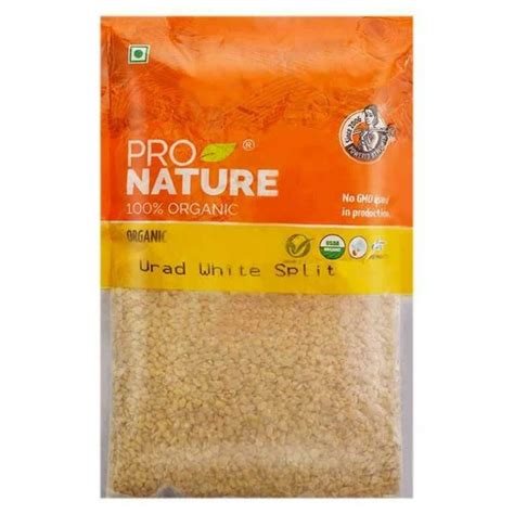 Pro Nature Organic White Urad Dal G Jiomart