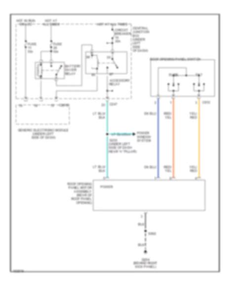 Power Top Sunroof Ford Taurus Se 2002 System Wiring Diagrams Wiring Diagrams For Cars