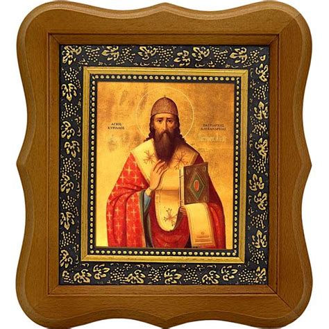 Купить икону Кирилл Александрийский Святитель. Икона на холсте.